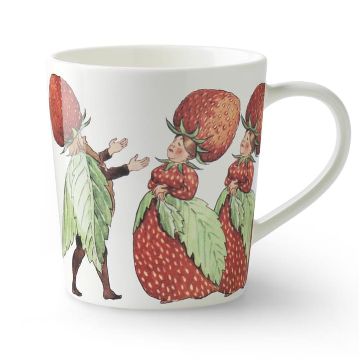 Caneca com asa The Strawberry Family - 40 cl - Design House Stockholm