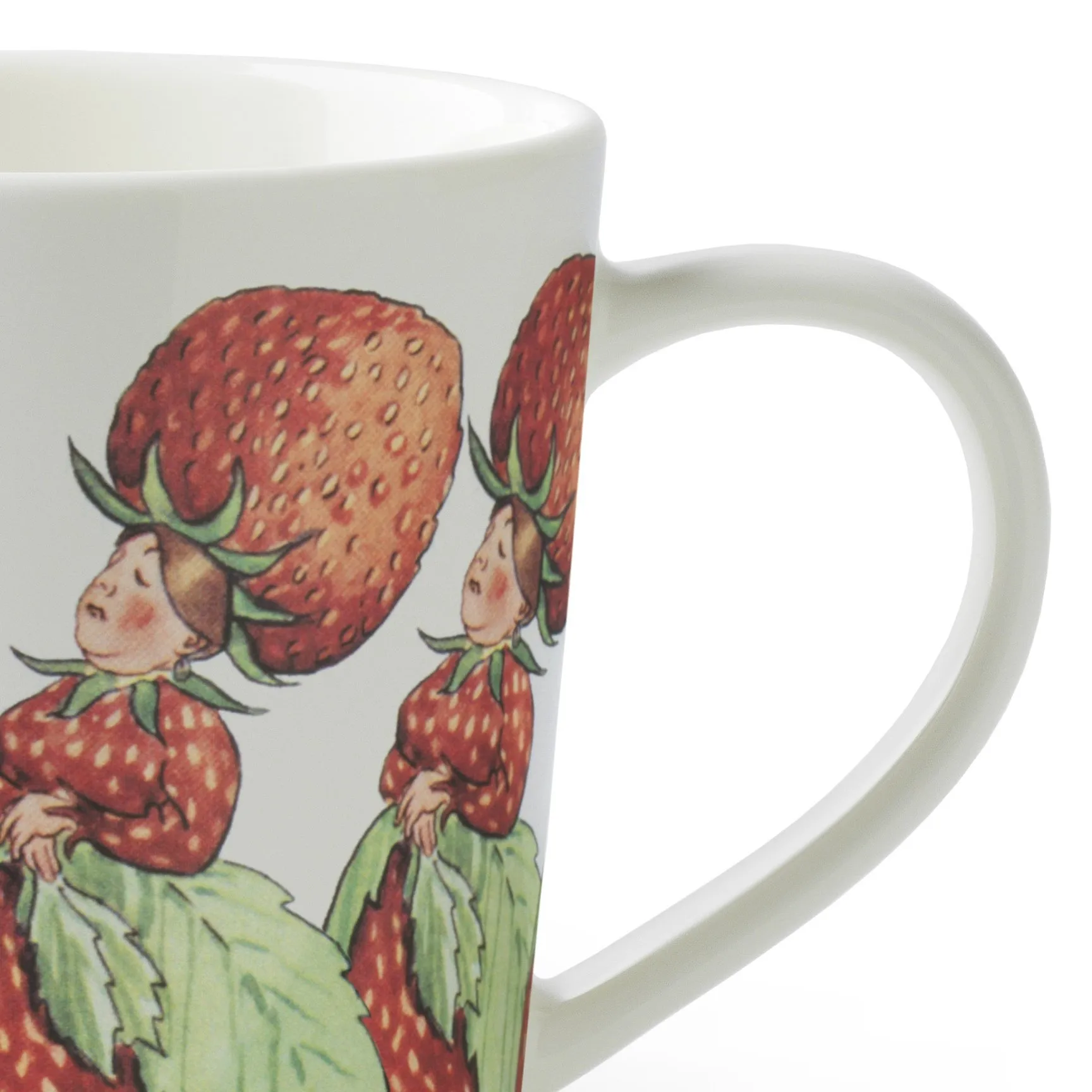 Caneca com asa The Strawberry Family, 40 cl Design House Stockholm