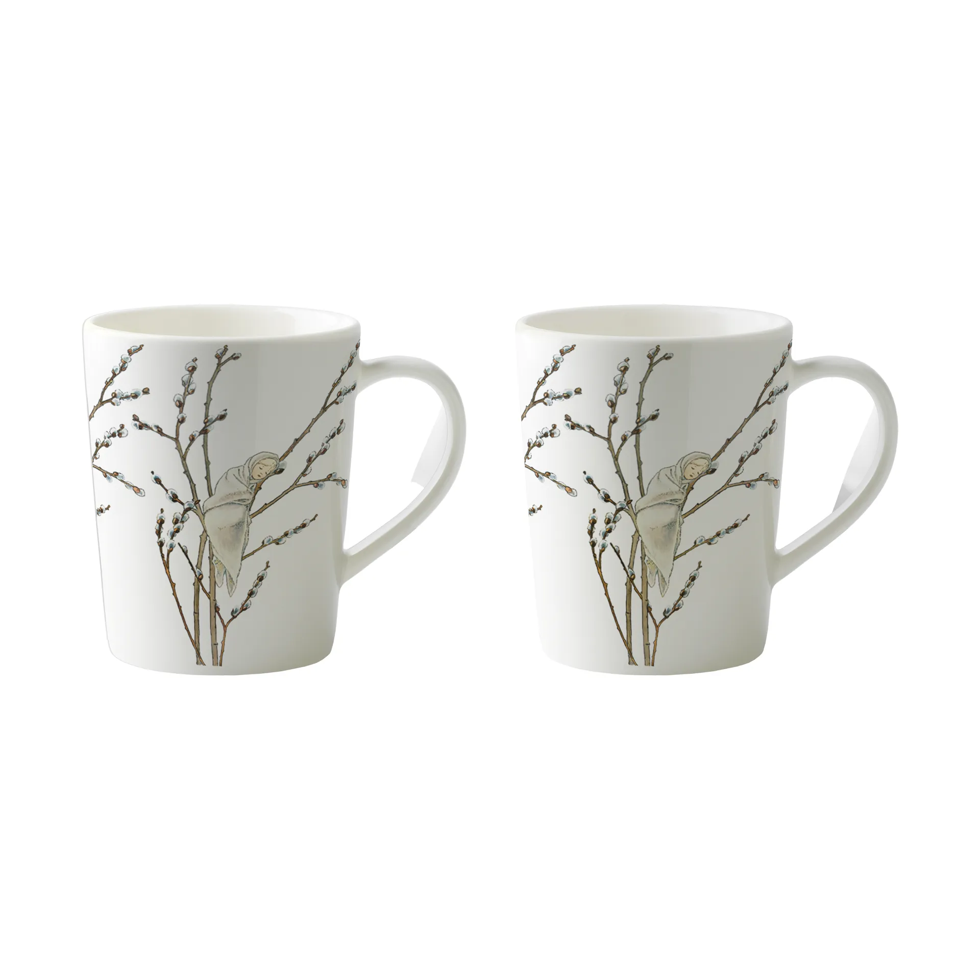 Caneca de vinho quente Little Willow 10 cl 2 un., Branco Design House Stockholm
