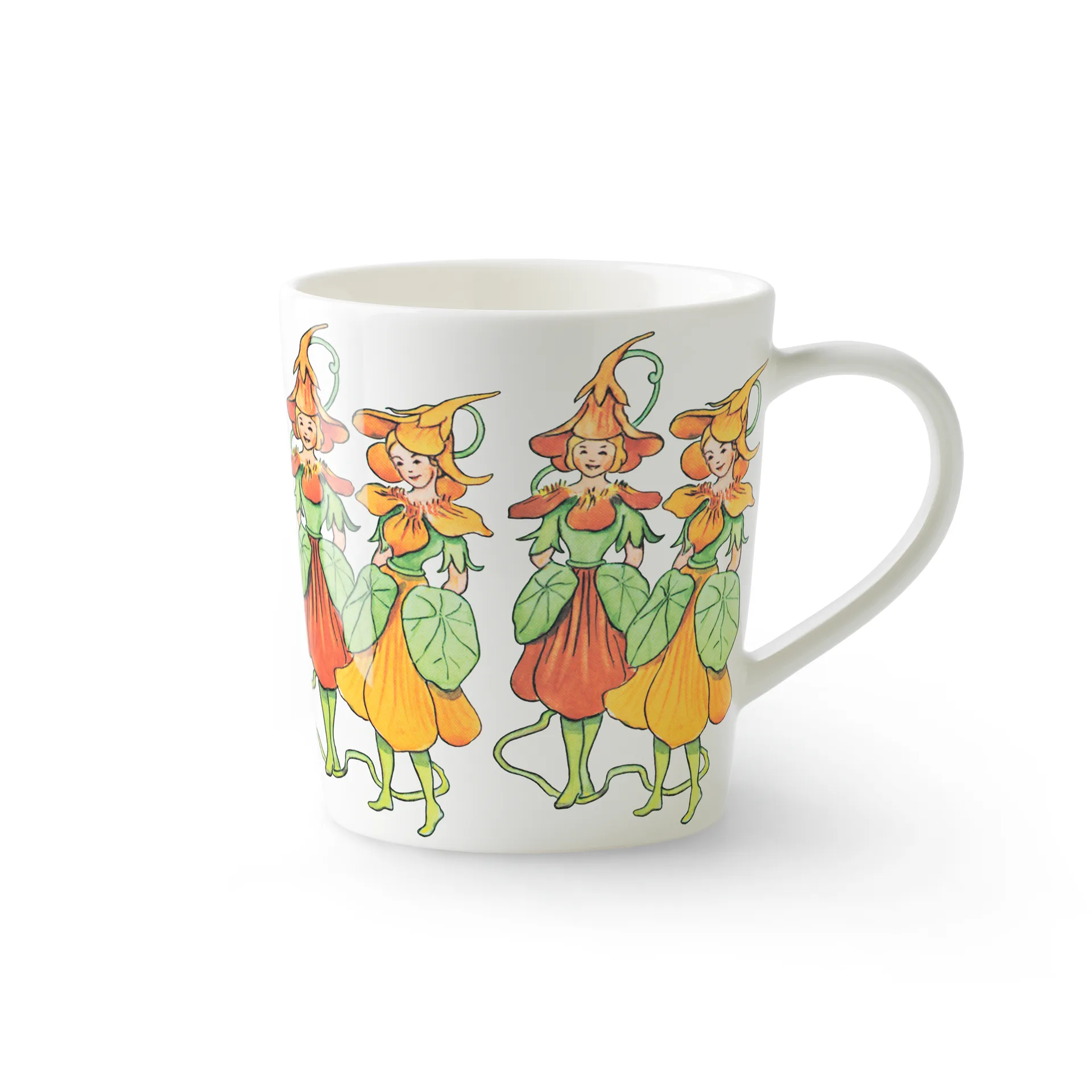 Caneca Nasturtium com ansa 40 cl, White Design House Stockholm