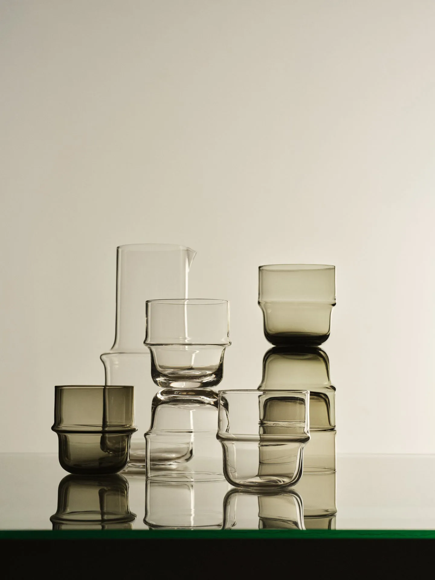 Copo NM& Undaglass, 2 un., cinza Design House Stockholm