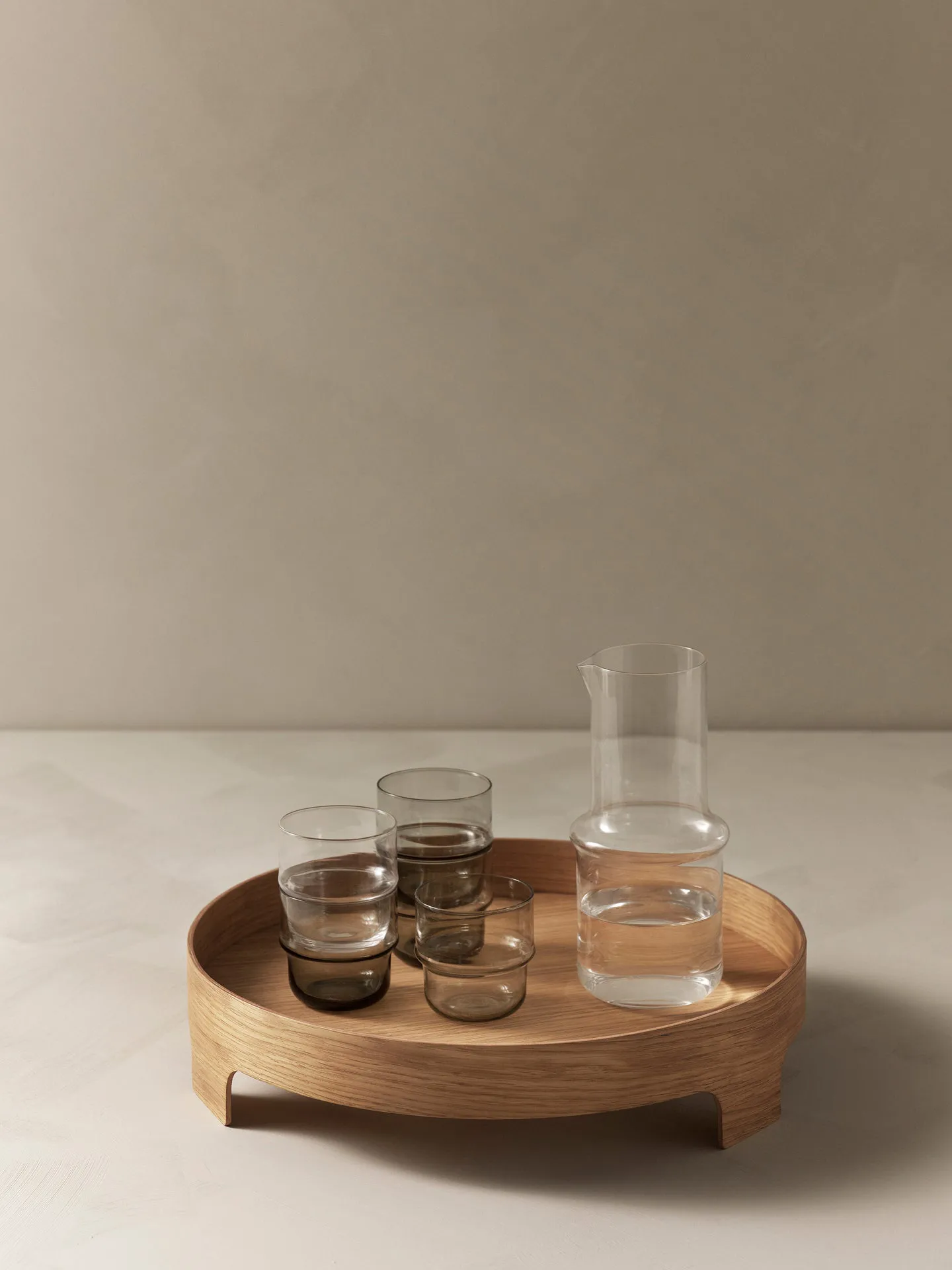 Copo NM& Undaglass, 2 un., cinza Design House Stockholm