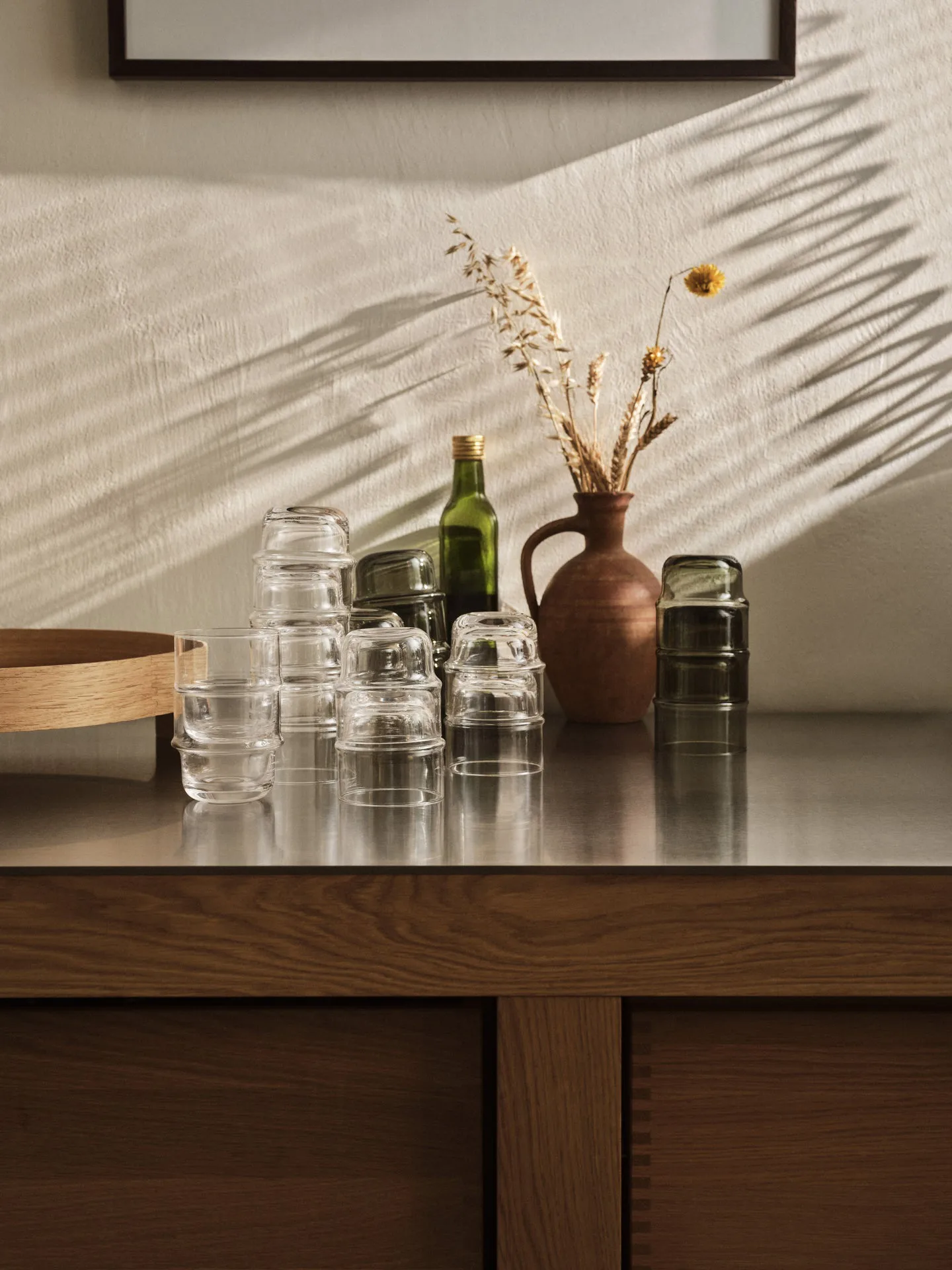 Copo NM& Undaglass, 2 un., cinza Design House Stockholm