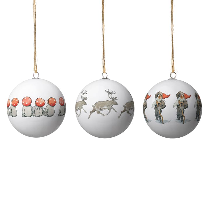 Elsa Beskow enfeites de Natal - 3 un. - Conjunto Nr. 8 - Design House Stockholm