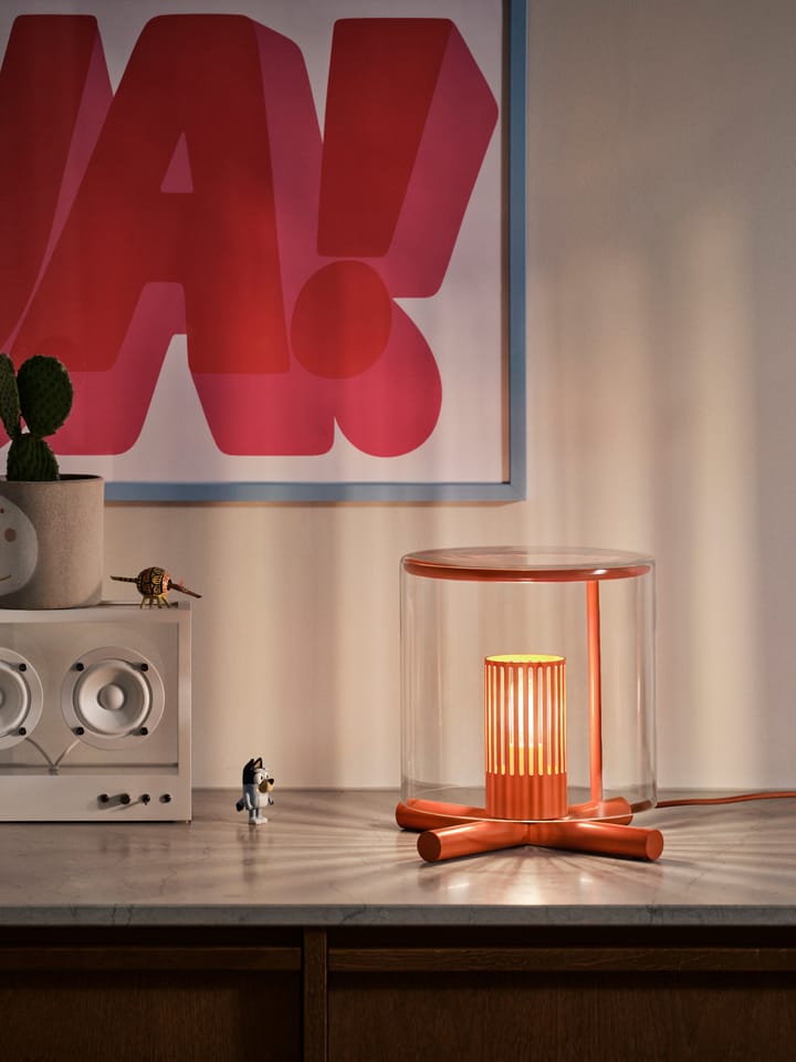 Fire Place candeeiro de mesa, Vermelho Design House Stockholm