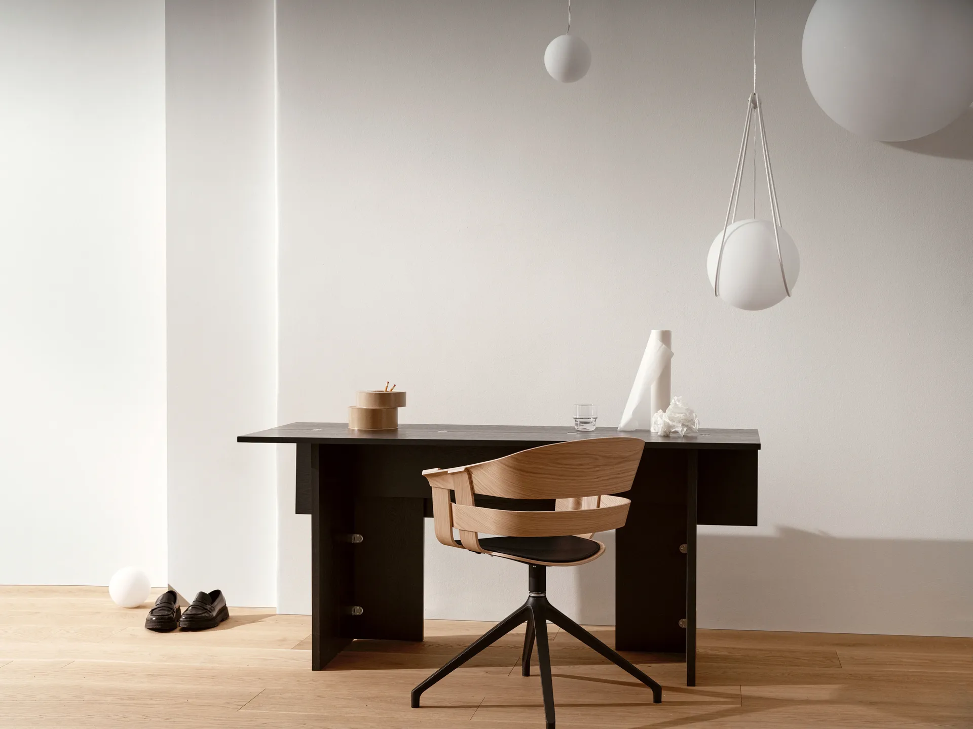 Flip mesa, Preto 160 cm Design House Stockholm