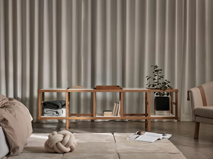 Frame prateleira baixa, Carvalho.branco Design House Stockholm