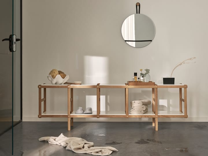 Frame prateleira baixa, Carvalho.branco Design House Stockholm