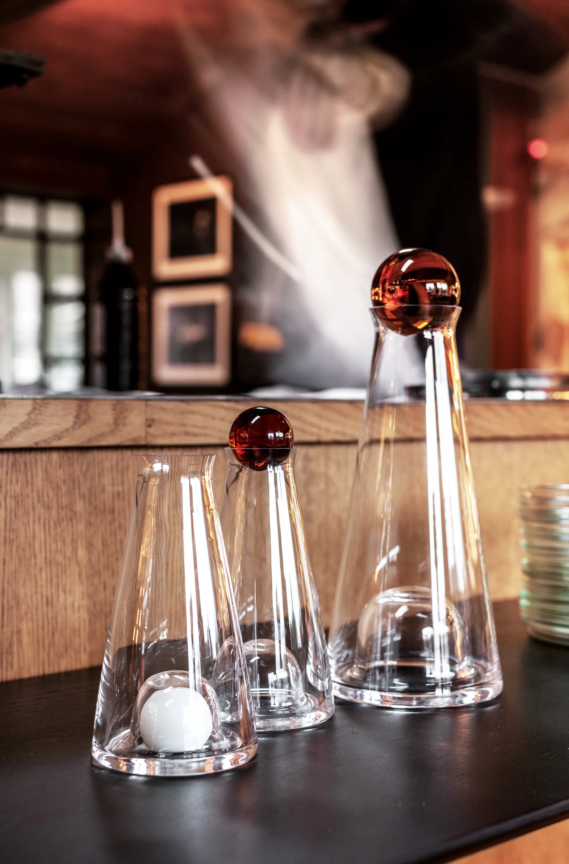 Jarro Fia, âmbar-transparente Design House Stockholm