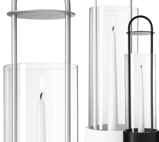 Lanterna hurricane Lotus - preto - Design House Stockholm