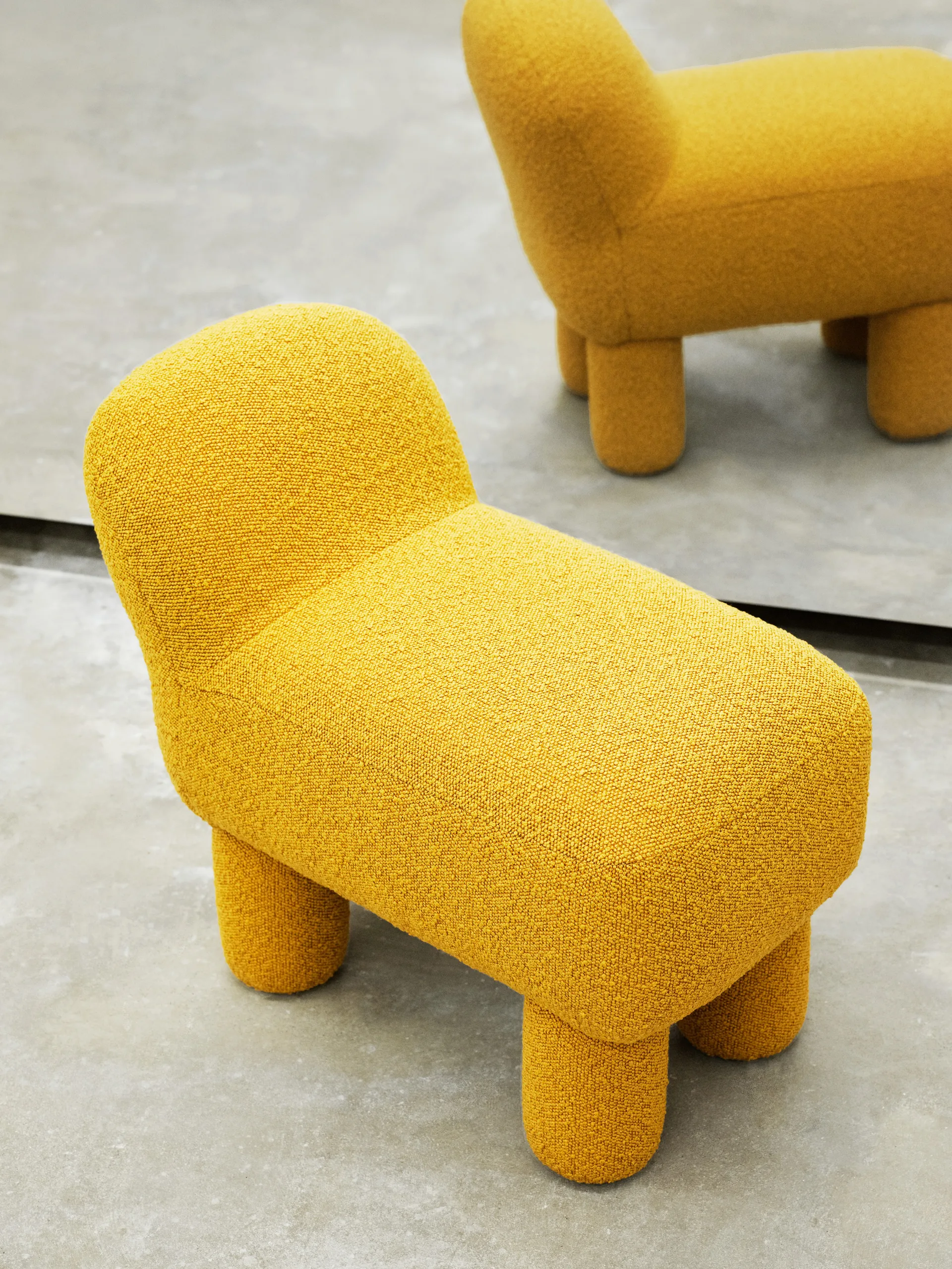 Lulu pufe 36x65 cm, Amarelo Design House Stockholm