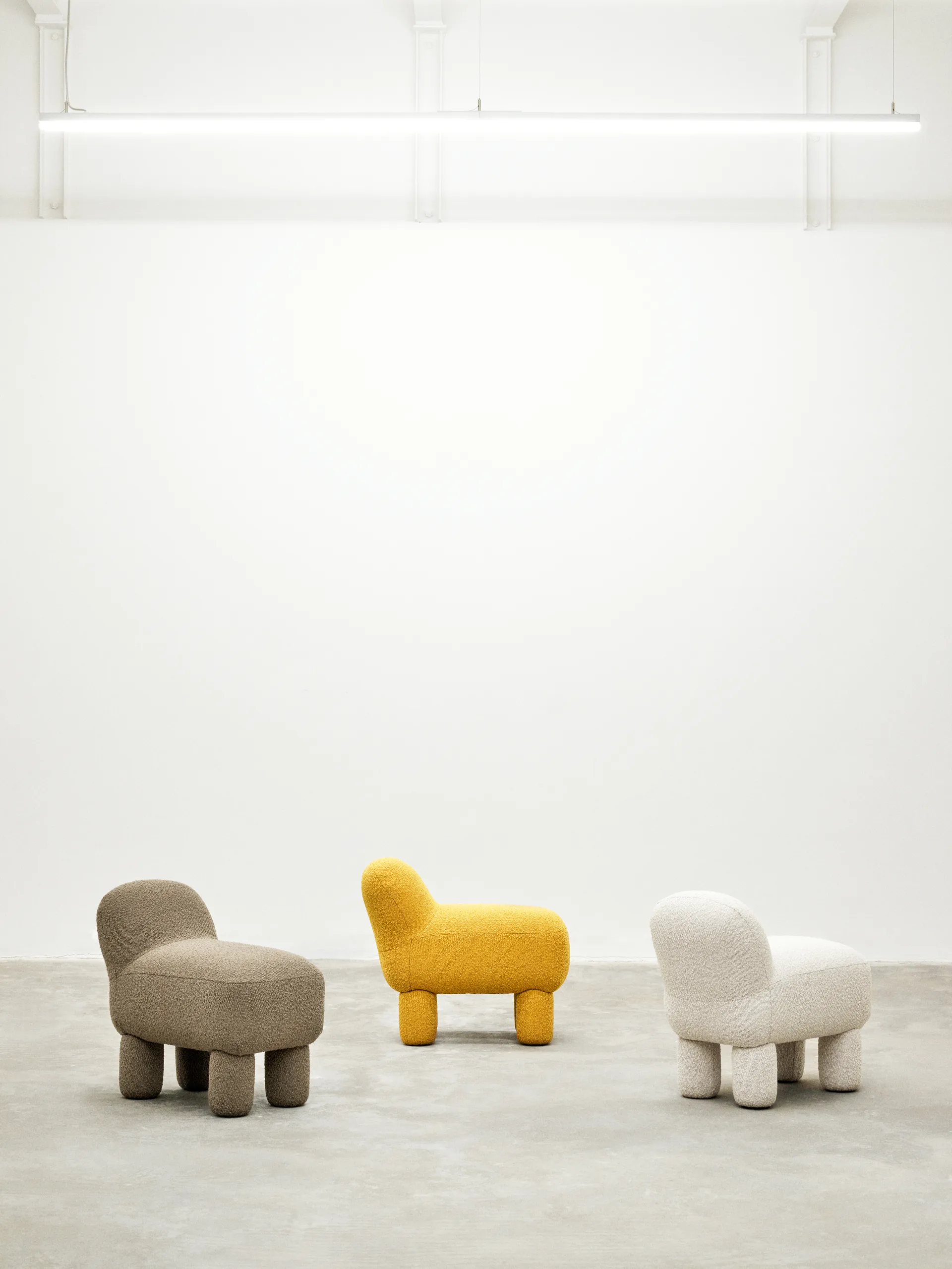 Lulu pufe 36x65 cm, Cream Design House Stockholm
