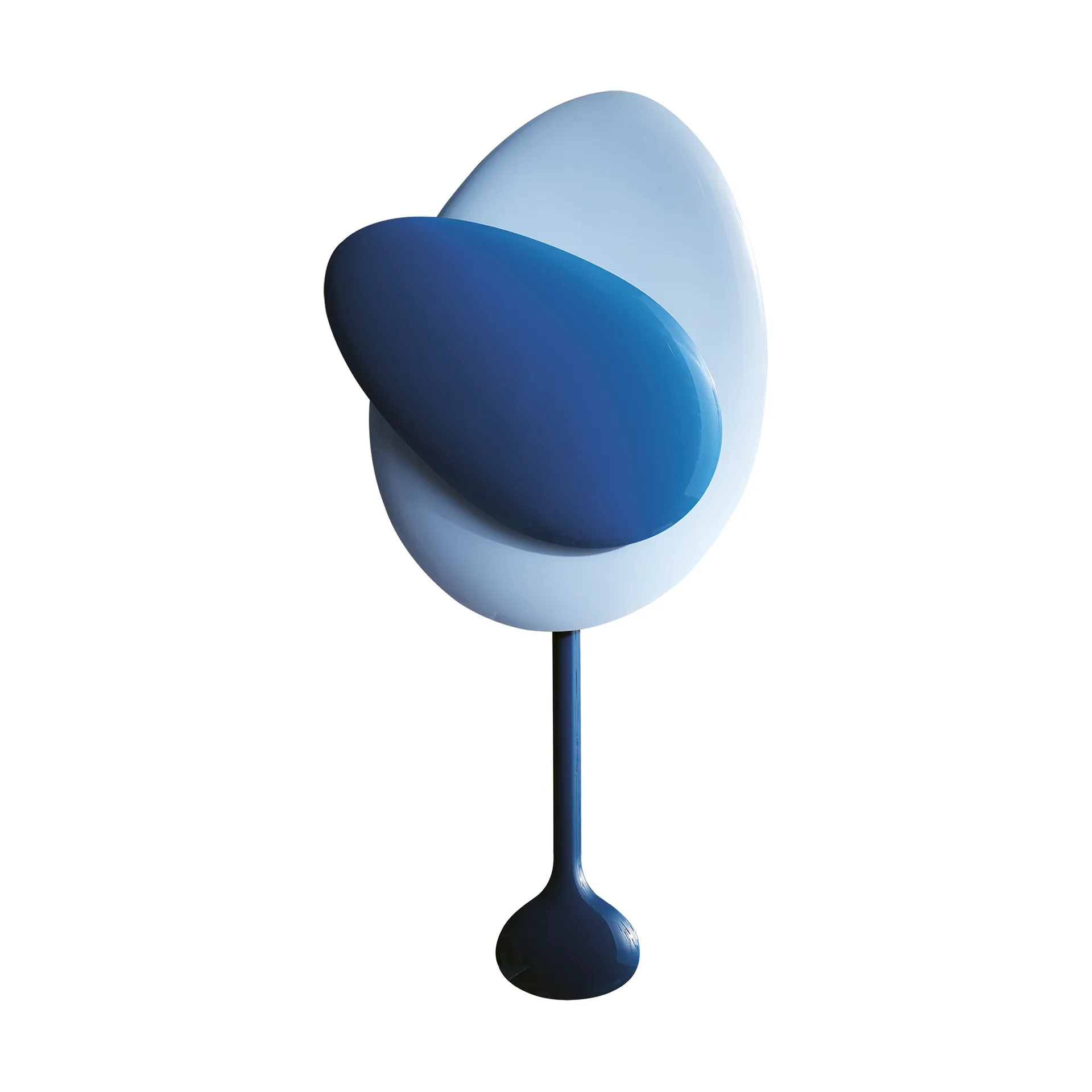 Melt relógio de parede Mellow Clock, Blue Design House Stockholm