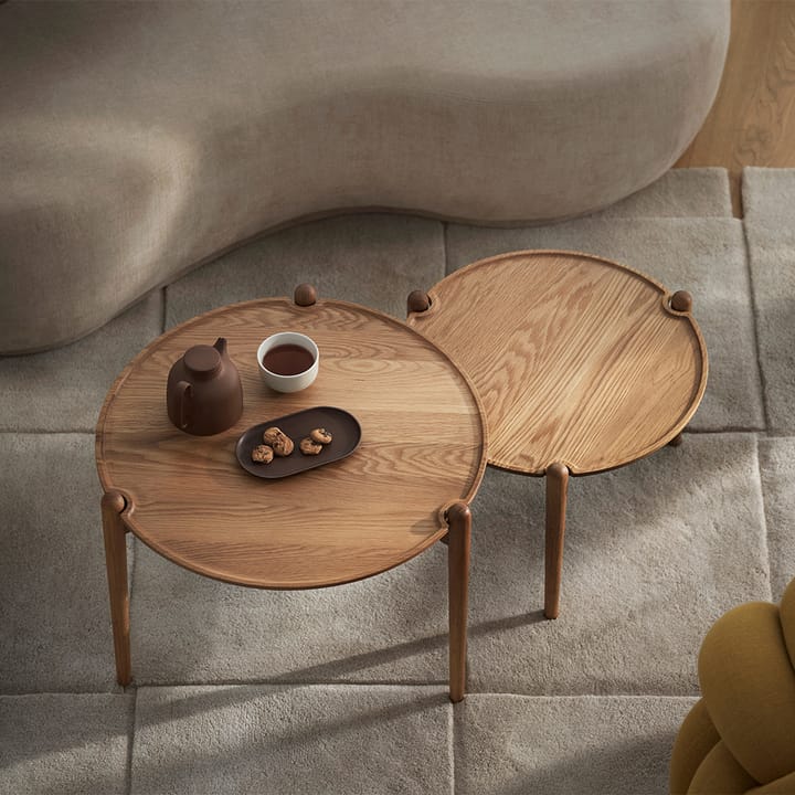 Mesa de centro Aria Ø90 cm, Carvalho 42,5 cm Design House Stockholm