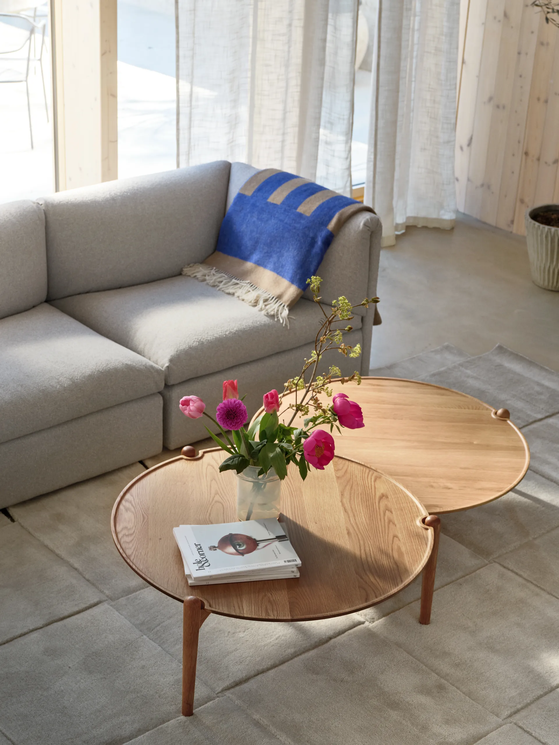 Mesa de centro Aria, Carvalho, Ø50x37 cm Design House Stockholm