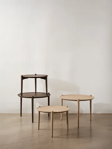 Mesa de centro Aria - Carvalho escuro, Ø50x37 cm - Design House Stockholm