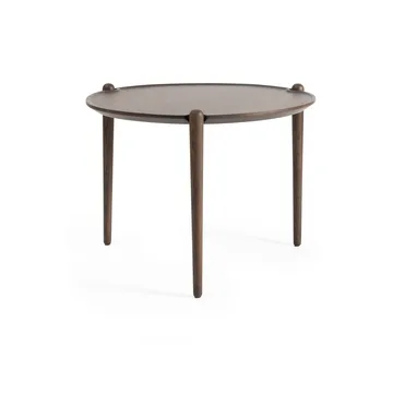 Mesa de centro Aria - Carvalho escuro, Ø60x46 cm - Design House Stockholm