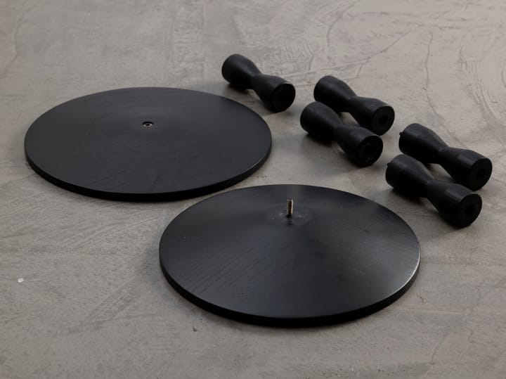 Mesa Pedestal Ø31x67,5 cm, Preto Design House Stockholm