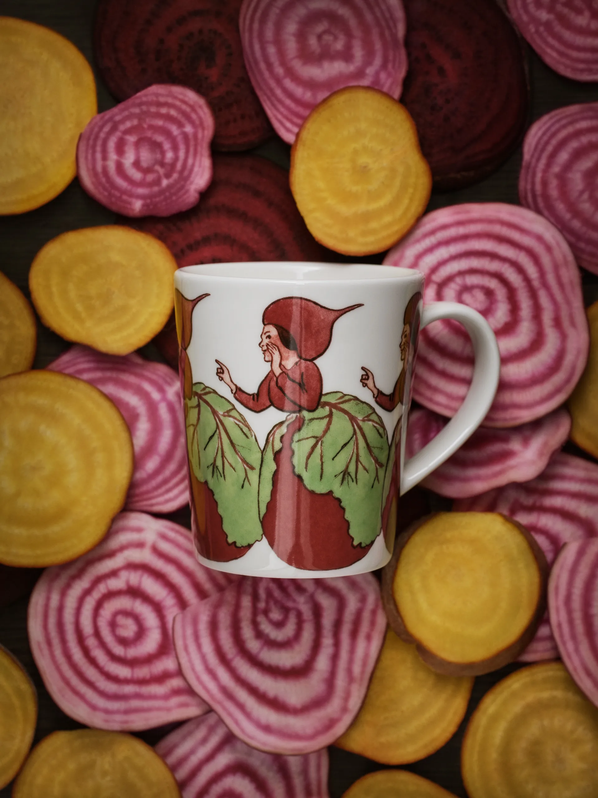 Mrs Beetroot caneca, 28 cl, com pega Design House Stockholm