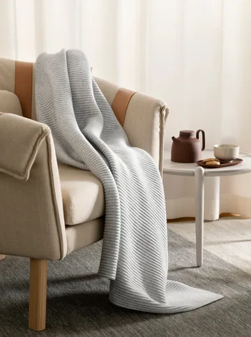 Pleece manta 140x160 cm - Cinza claro - Design House Stockholm