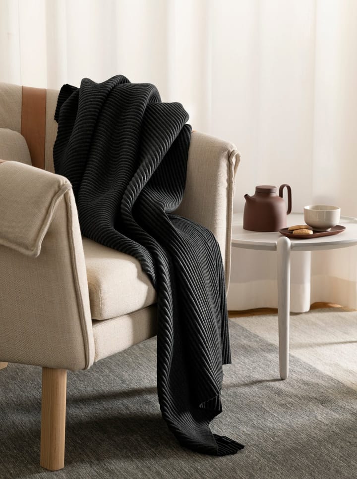 Pleece manta 140x170 cm, Preto Design House Stockholm