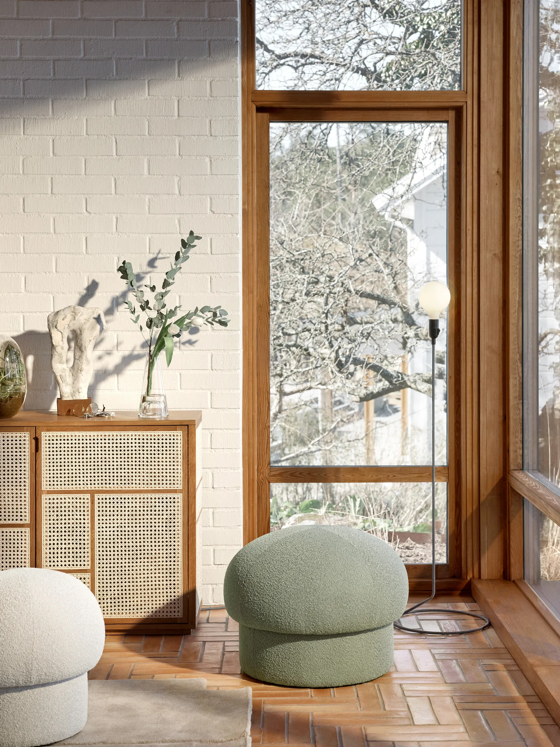 Pufe Uno Ø65 cm, Green Design House Stockholm