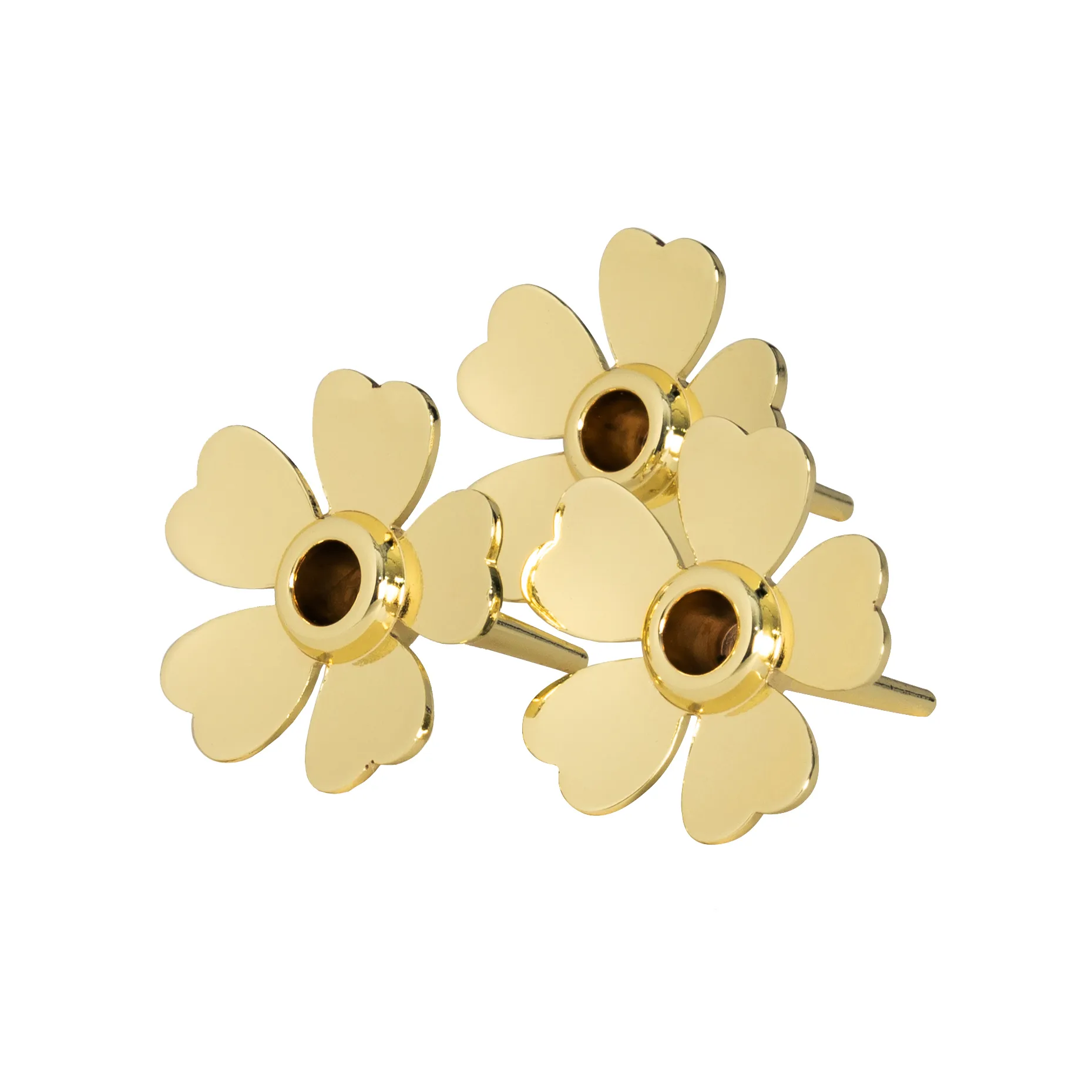 Suporte de velas Me to You 3 un., Dourado Design House Stockholm
