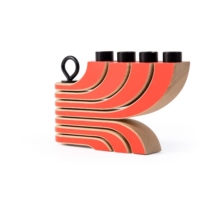 Suporte de velas Nordic Light 4 braços - Vermelho - Design House Stockholm