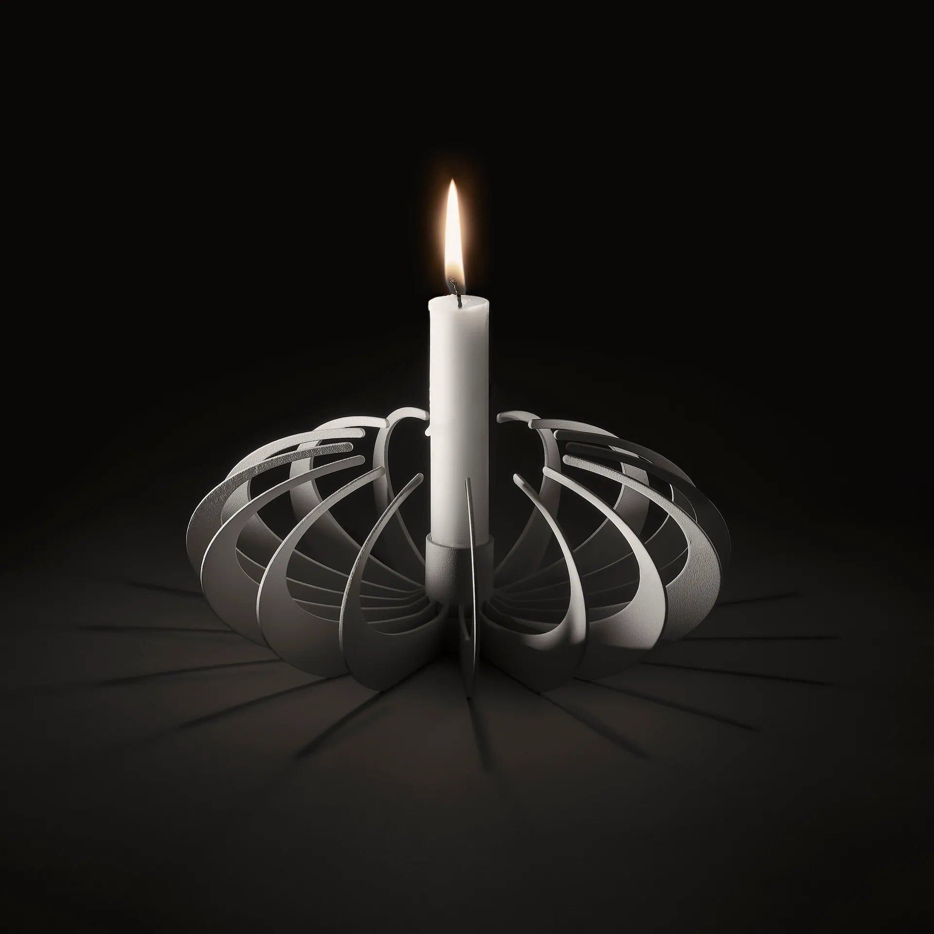 Suporte de velas Shadow, branco Design House Stockholm