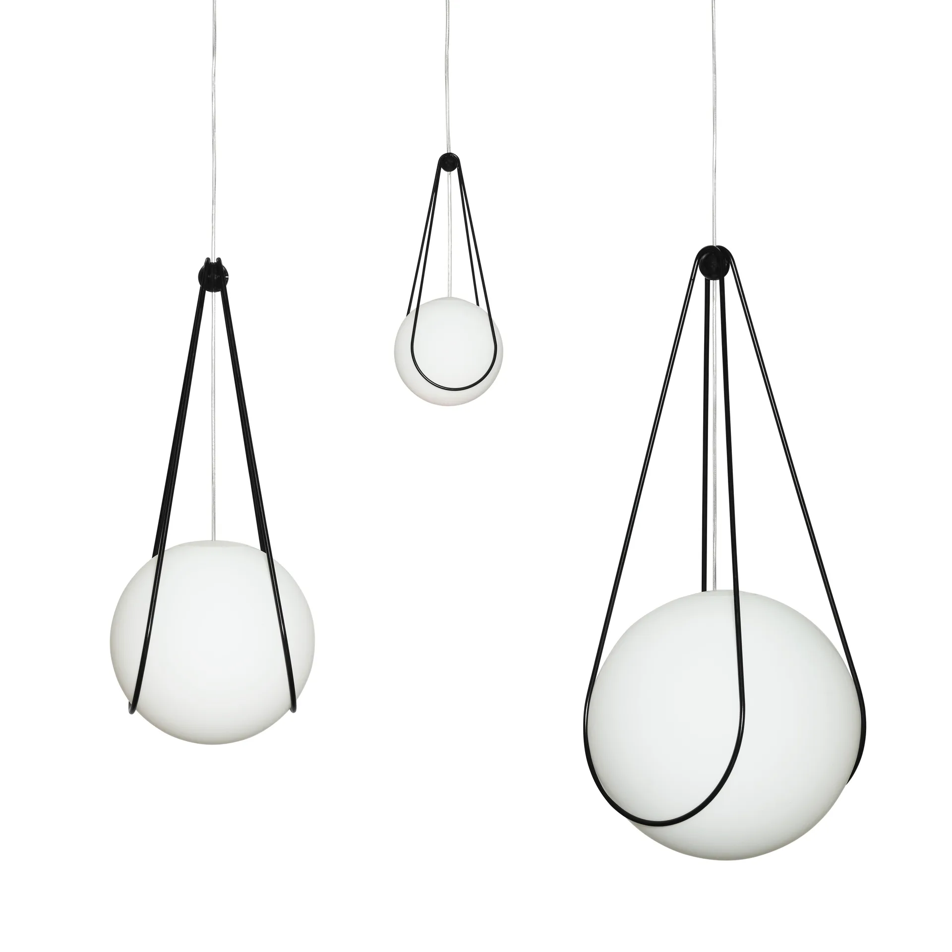 Suporte para candeeiro, Kosmos preto, médio Design House Stockholm