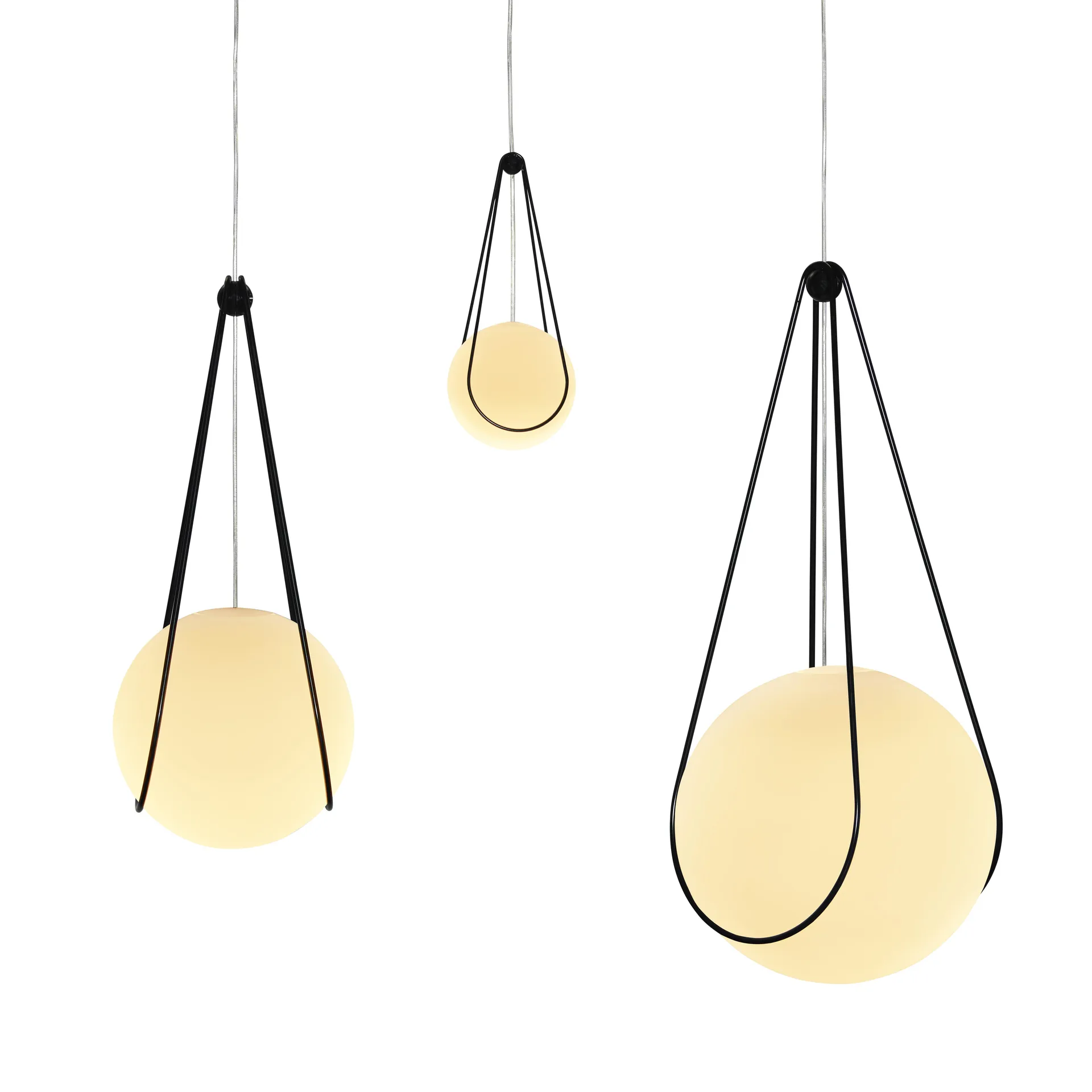 Suporte para candeeiro, Kosmos preto, médio Design House Stockholm