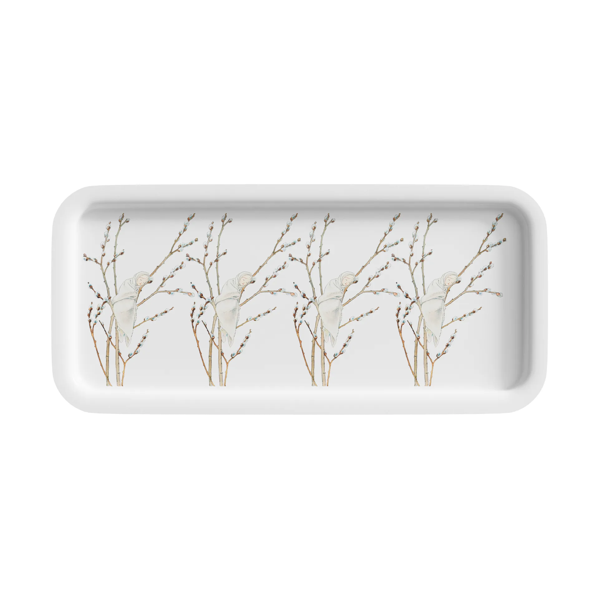 Tabuleiro Little Willow 28x13 cm, Branco Design House Stockholm
