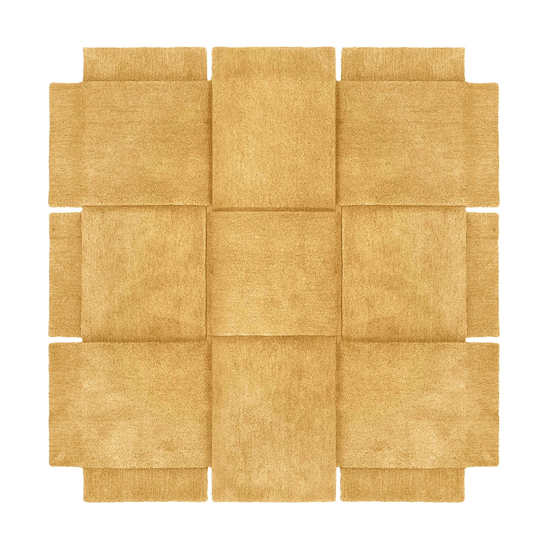 Tapete Basket amarelo ocre, 180x180 cm Design House Stockholm