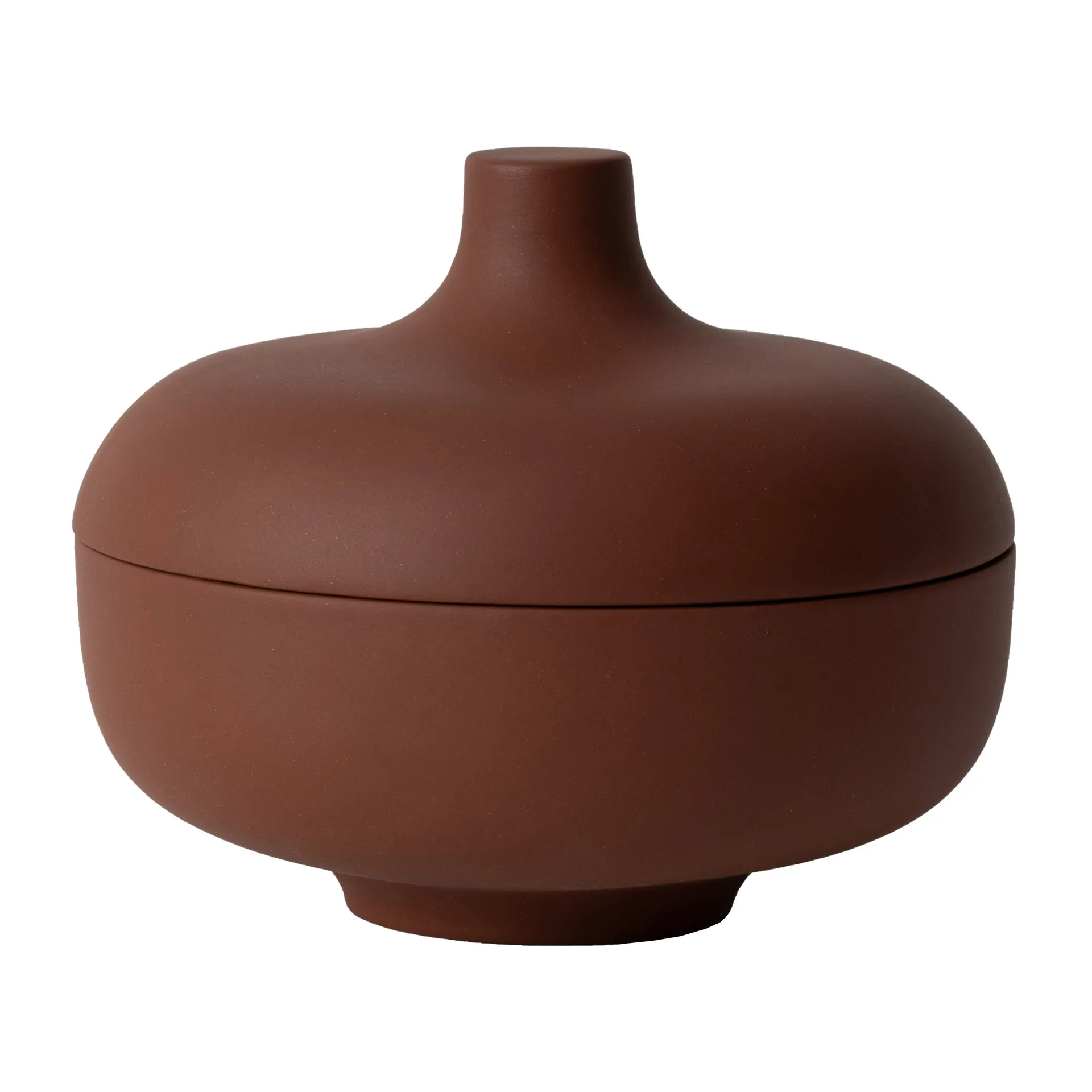 Tigela com tampa Sand M Ø12 cm, Red clay Design House Stockholm