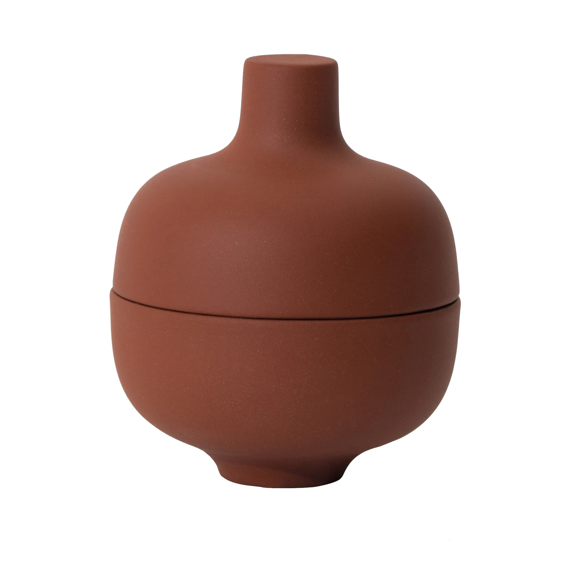 Tigela com tampa Sand S Ø8,2 cm, Red clay Design House Stockholm