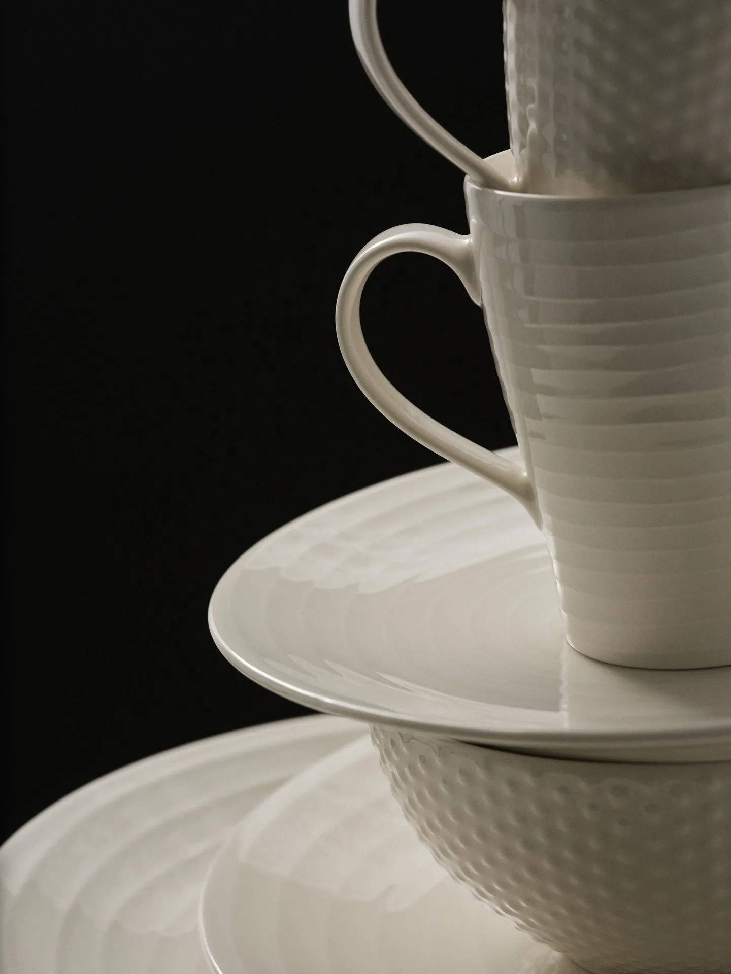 Tigela pequena Blond 30 cl, dot white Design House Stockholm