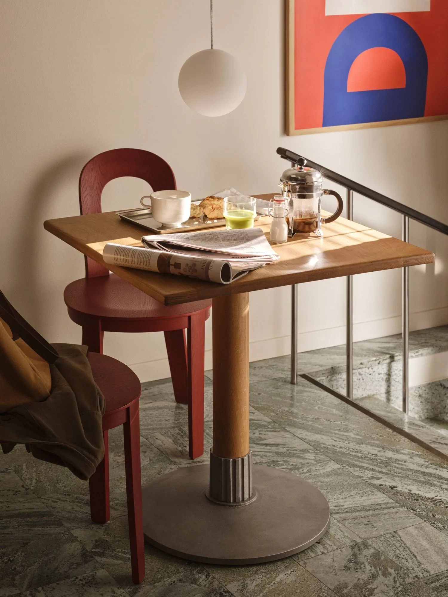 Tock Table mesa de jantar, Carvalho, 75x75x76 cm Design House Stockholm