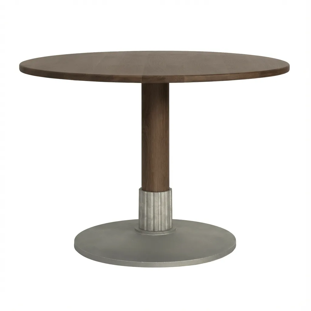 Tock Table mesa de jantar, Carvalho escuro, Ø110x76 cm Design House Stockholm