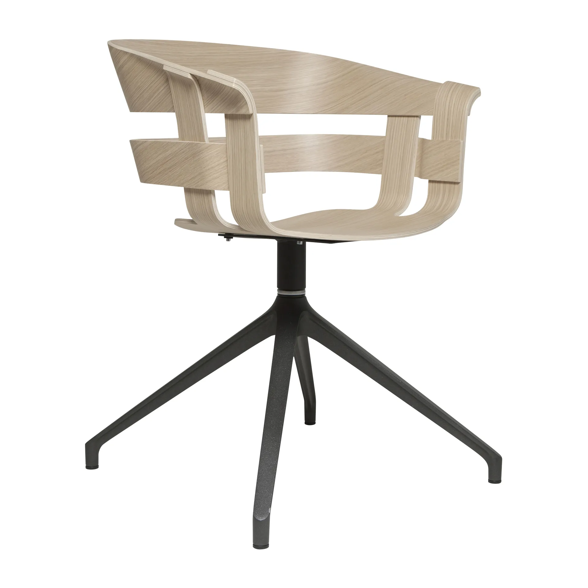 Wick Chair cadeira de escritório, Carvalho - pés cinza em metal Design House Stockholm