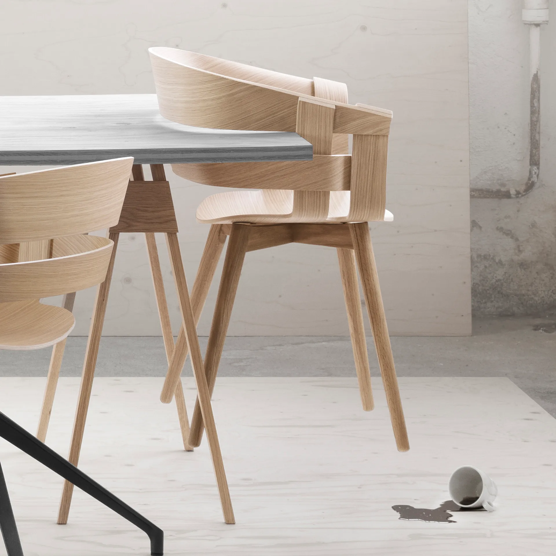 Wick Chair cadeira, ek-ekben Design House Stockholm