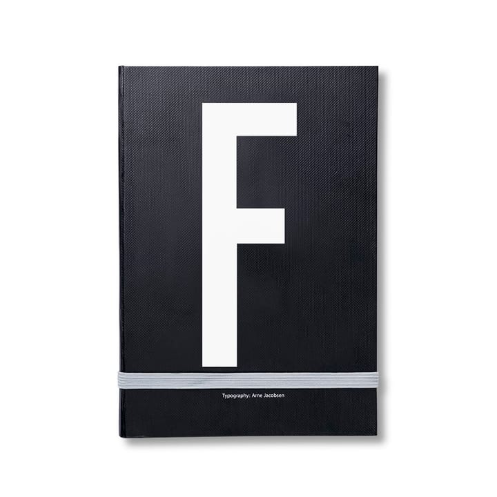 Caderno de notas pessoal Design Letters - F - Design Letters