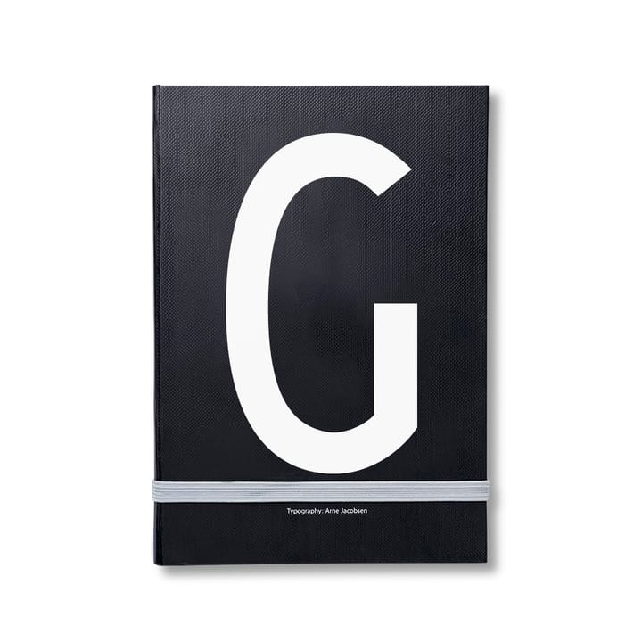 Caderno de notas pessoal Design Letters - G - Design Letters