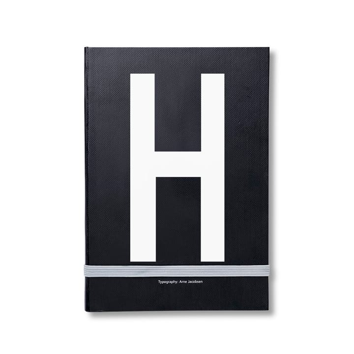 Caderno de notas pessoal Design Letters - H - Design Letters