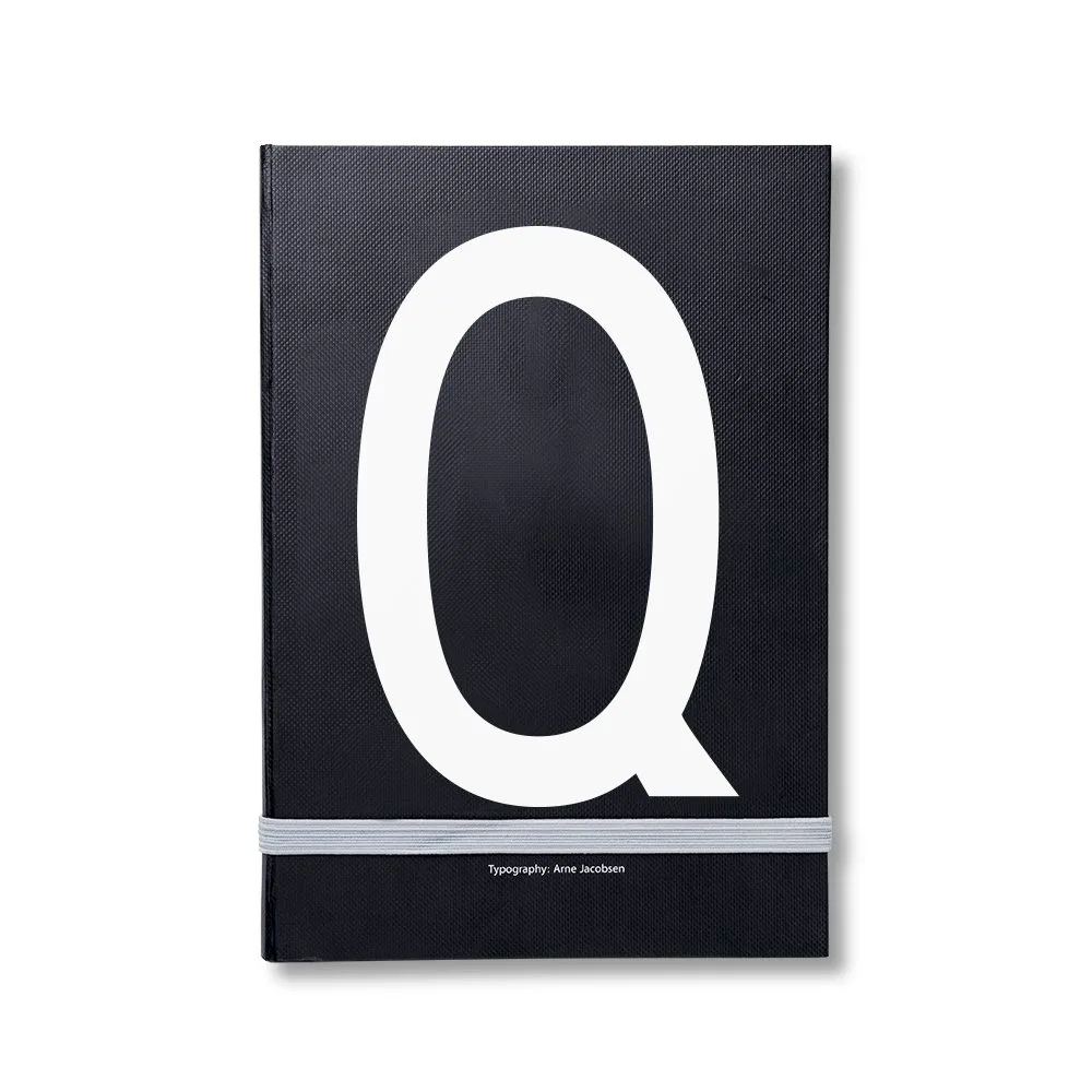 Caderno de notas pessoal Design Letters, Q Design Letters