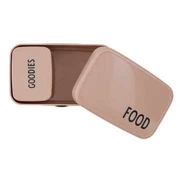 Caixa de snacks para recipiente de comida Design Letters - nude - Design Letters