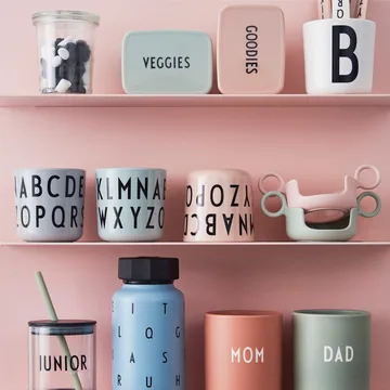 Caixa de snacks para recipiente de comida Design Letters - nude - Design Letters