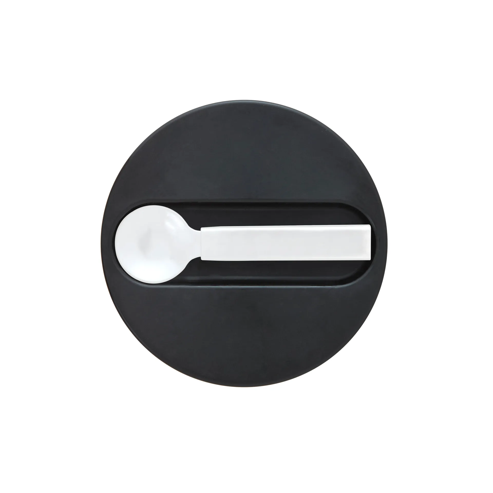 Caixa termo para comida Design Letters, pequena, preto e branco Design Letters