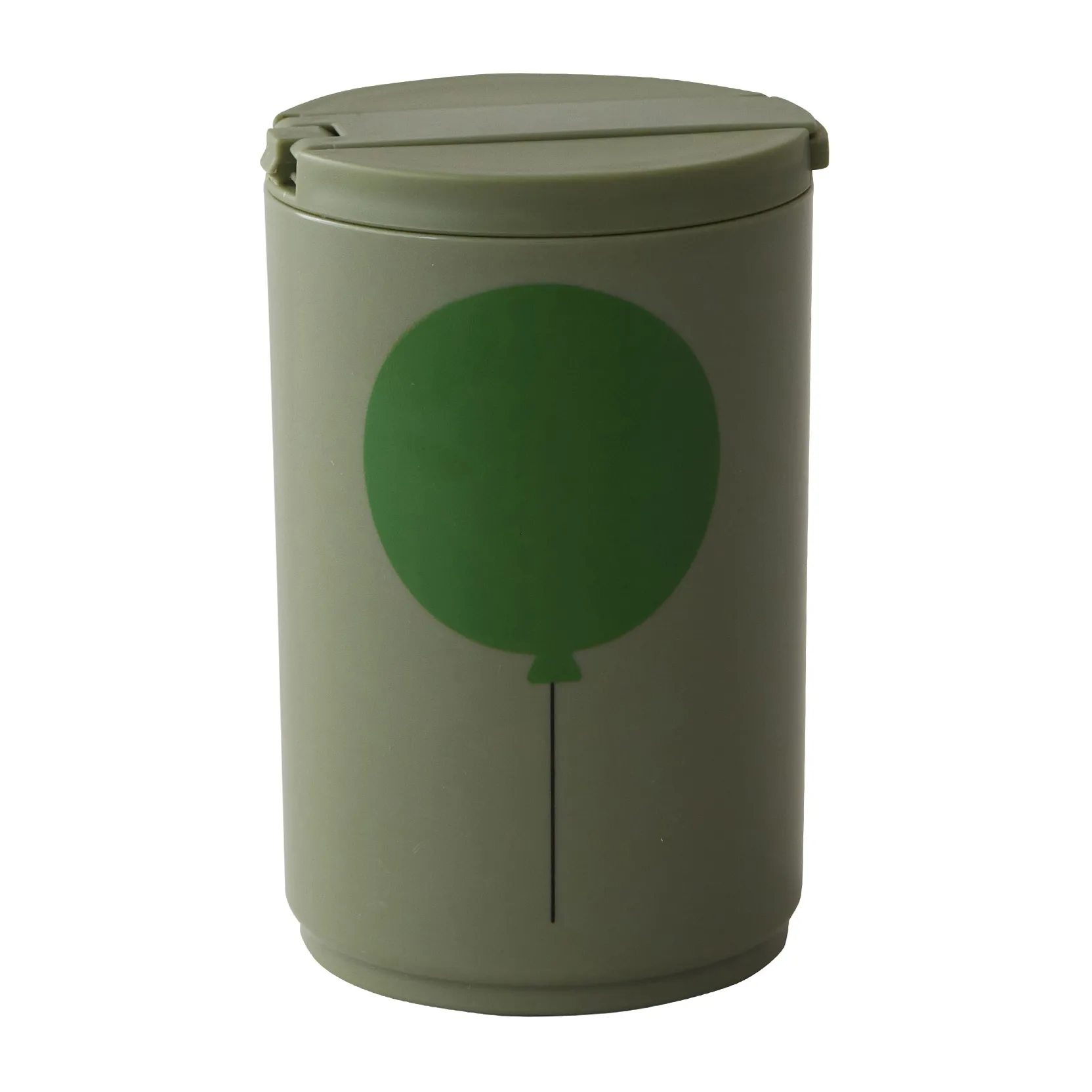 Caneca térmico com canudo Design Letters 33 cl , Verde forest Design Letters