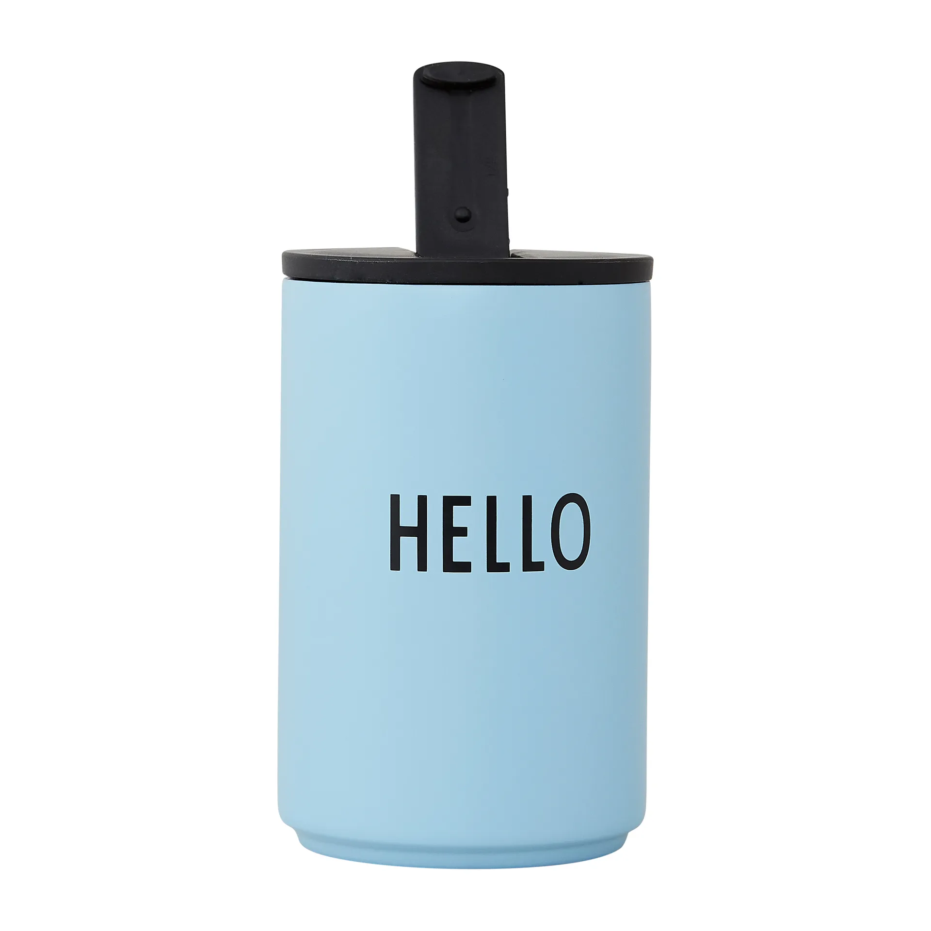 Caneca termo Design Letters, Light blue-hello Design Letters
