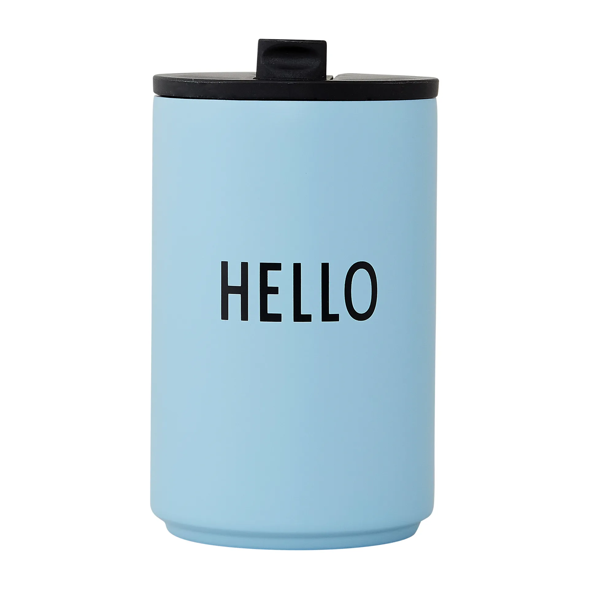 Caneca termo Design Letters, Light blue-hello Design Letters